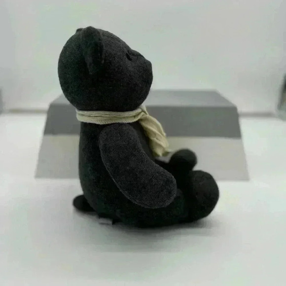 Bath & Body Works Grey Scarf Jointed Bear Plush Stuffed Animal Toy Exclusive 10 - Picture 4 of 5